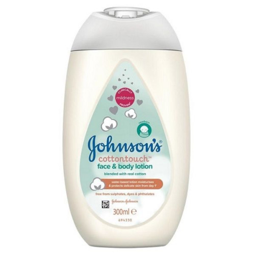 Johnson's Cottontouch Face and Body Lotion with Real Cotton 10.14 fl oz (300 ml)