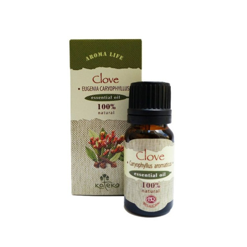 Kateko Natural Essential Oil for Stress Relief Clove 0.34 fl oz (10 ml)