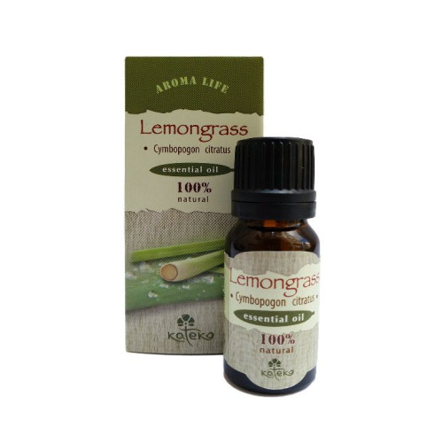 Kateko Natural Essential Oil for Nervousness and Depression Lemongrass 0.34 fl oz (10 ml)