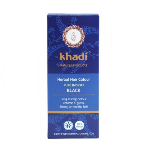 Khadi Pure Natural Indigo - Black 3.53 oz (100 g)