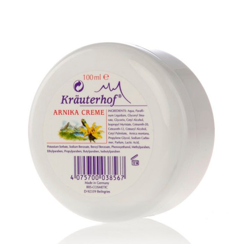 Krauterhof Nourishing Face Cream for Tired Skin with Arnica 3.38 fl oz (100 ml)