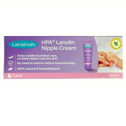 Lansinoh Hpa Lanolin for Sensitive and Irritated Nipples After Breastfeeding 1.35 fl oz (40 ml)