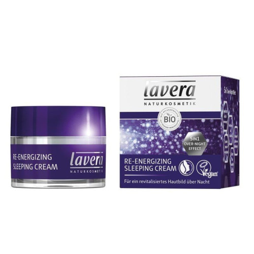 Lavera Organic Re-energizing 5-in-1 Night Cream 1.69 fl oz (50 ml)