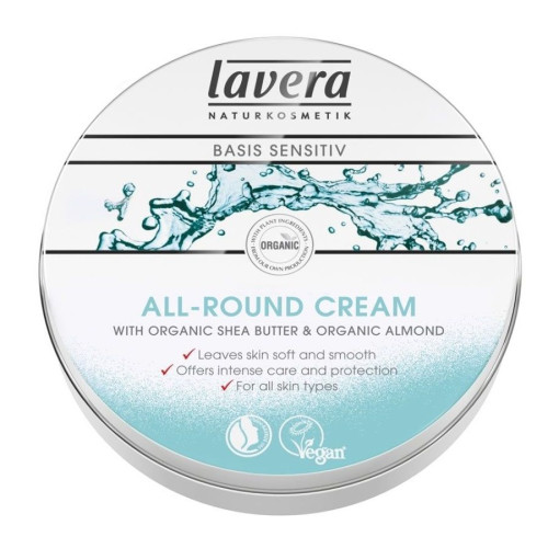 Lavera Basis Sensitiv Organic Body Cream 5.07 fl oz (150 ml)