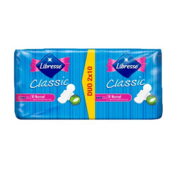 Libresse Classic Normal Duo Sanitary Pads 20 pcs
