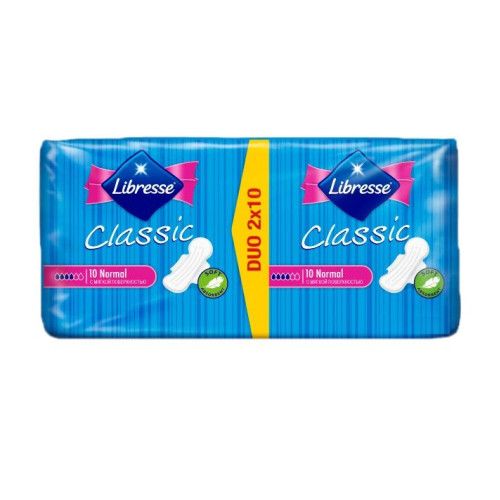 Libresse Classic Normal Duo Sanitary Pads 20 pcs
