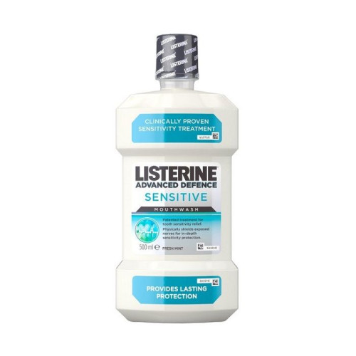 Listerine Advanced Defence Sensitive Mouthwash for Sensitive Teeth 16.91 fl oz (500 ml)