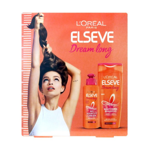 L'oreal Elseve Dream Long Promo Set Restorative Shampoo and Detangling Cream for Long and Damaged Hair