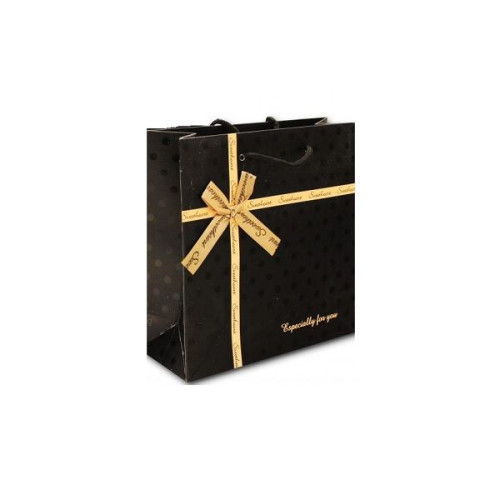 Elite Gift Paper Bag - Gold Ribbon Large