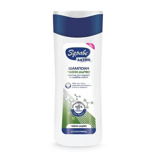 Aroma Health Active Refreshing Anti-Dandruff Shampoo with Zinc and Tea Tree 20.29 fl oz (600 ml)
