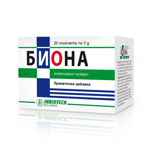 Inbiotech Biona Sachets for Joint and Muscle Pain with Collagen 1500 mg 20 pcs