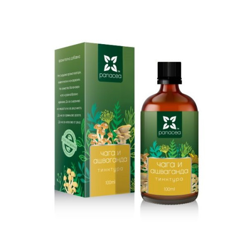 Panacea Chaga and Ashwagandha Tincture 3.38 fl oz (100 ml)