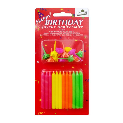 Florida Happy Birthday Birthday Candles 24 pcs
