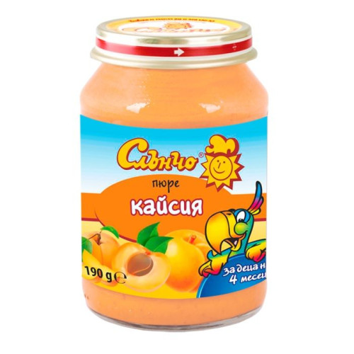 Slancho Apricot Puree for Children 4+ Months 6.7 oz (190 g)