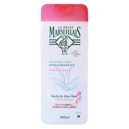 Le Petit Marseillais Micellar Shower Gel with Apple Blossom and Aloe 13.53 fl oz (400 ml)