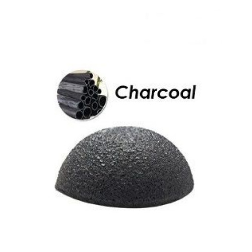 Nawemo Konjac Sponge Konjac Sponge with Bamboo Charcoal 1 pc
