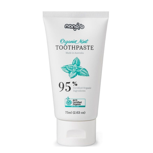 Nano-B Organic Mint Toothpaste with Mint Flavor 2.54 fl oz (75 ml)