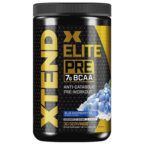 Xtend Elite Pre BCAA Pre-Workout Product with Frozen Blueberry 14.29 oz (405 g)