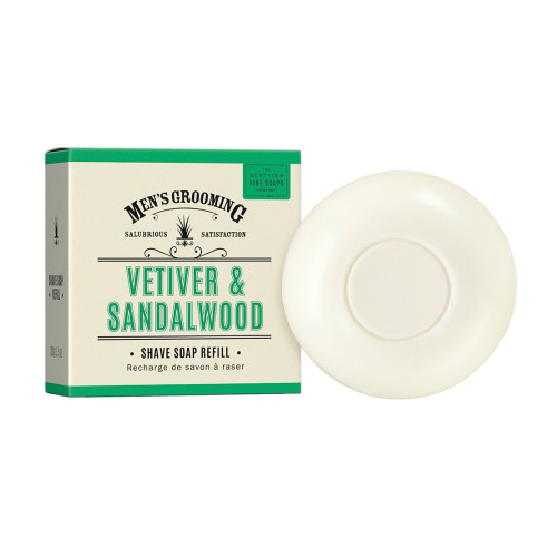 Scottish Fine Soaps Vetiver and Sandalwood Shaving Soap Vetiver and Sandalwood 3.53 oz (100 g)