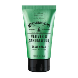 Scottish Fine Soaps Vetiver and Sandalwood Shaving Cream Vetiver and Sandalwood 5.07 fl oz (150 ml)