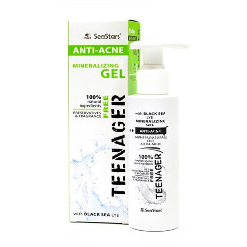 Sea Stars Anti-Acne Teenager Mineralizing Anti-Acne Face Gel with Black Sea Mud 4.23 fl oz (125 ml)