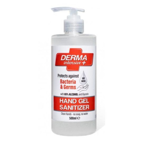 Derma Intensive + Antibacterial Hand Gel 16.91 fl oz (500 ml)