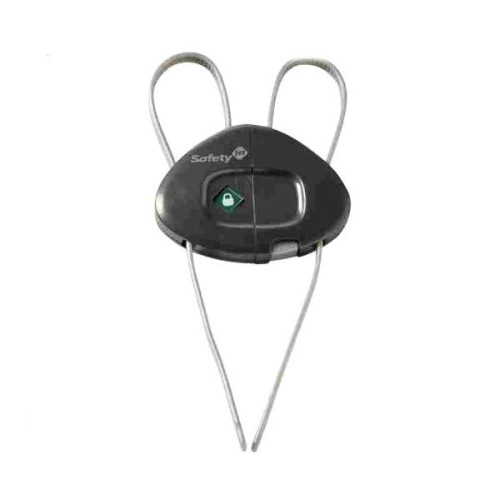 Safety Cabinet Lock with Cord - Gray