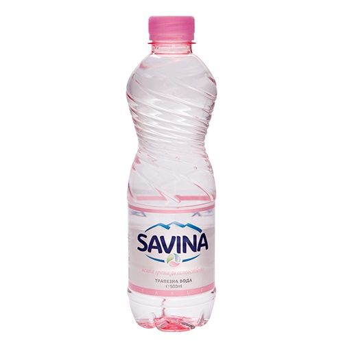 Savina Pink Table Water 16.91 fl oz (500 ml)