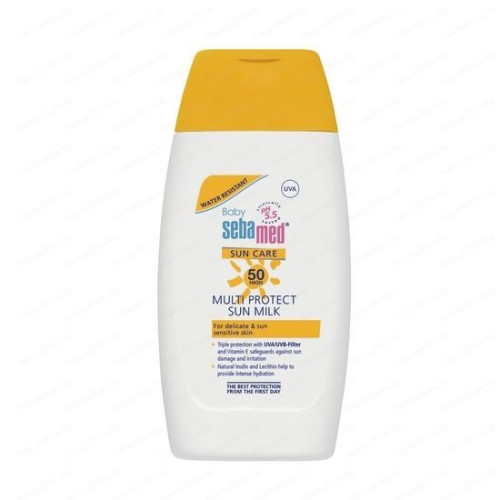 Sebamed Baby Sun Care Multi Protect Sun Milk Baby Sunscreen Body Milk SPF 50 6.76 fl oz (200 ml)
