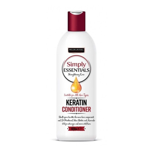 Simply Essentials Keratin Conditioner with Keratin for Smoothing and Strengthening Hair 13.53 fl oz (400 ml)