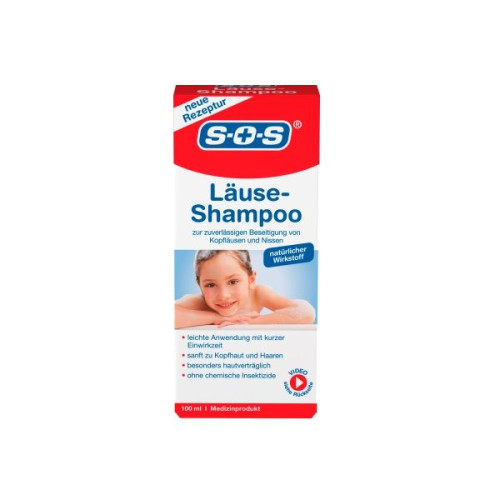 SOS Anti-lice Shampoo 3.38 fl oz (100 ml)