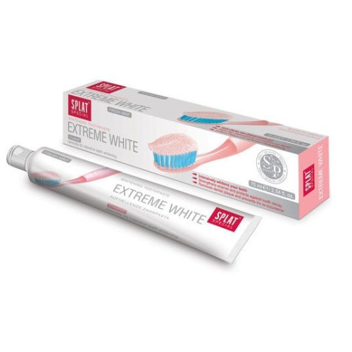 Splat Extreme White Effective Whitening Toothpaste for 4 to 6 Weeks 2.54 fl oz (75 ml)