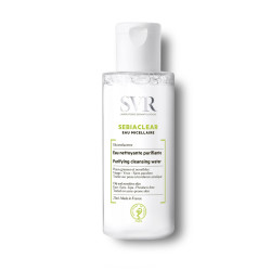 SVR Sebiaclear Cleansing Micellar Water for Oily Skin with Mattifying Effect 2.54 fl oz (75 ml)