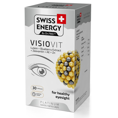 Swiss Energy Visiovit Vitamins for Eye Health and Good Vision 30 Capsules