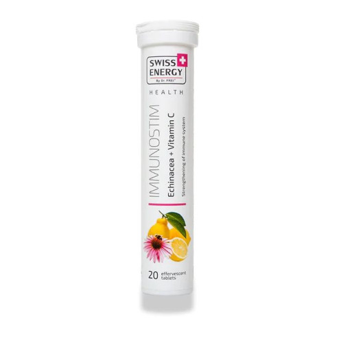 Swiss Energy Immunostim for a Strong Immune System and Maximum Health 20 Effervescent Tablets