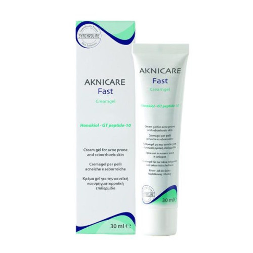 Synchroline Aknicare Fast High-Quality Cream-Gel for acne-prone and Seborrheic Skin 1.01 fl oz (30 ml)