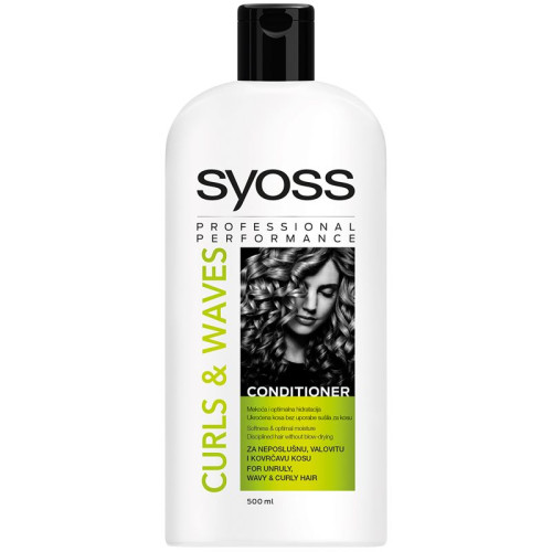 Syoss Curl and Waves Conditioner for Curly Hair 16.91 fl oz (500 ml)