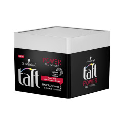 Taft Power Hair Gel for Extreme Hold with Caffeine 8.45 fl oz (250 ml)