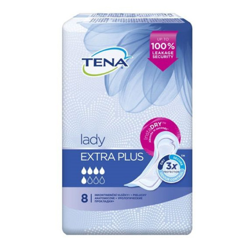 Tena Lady Extra Plus Women's Urological Pads for Incontinence 8 pcs