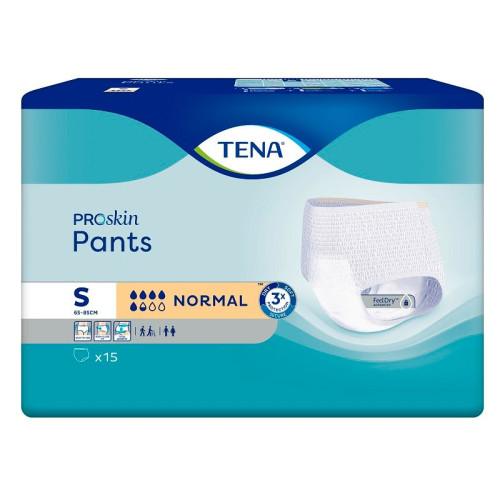 Tena Pants Normal Protective Underwear for Adults with Incontinence Size S 15 pcs