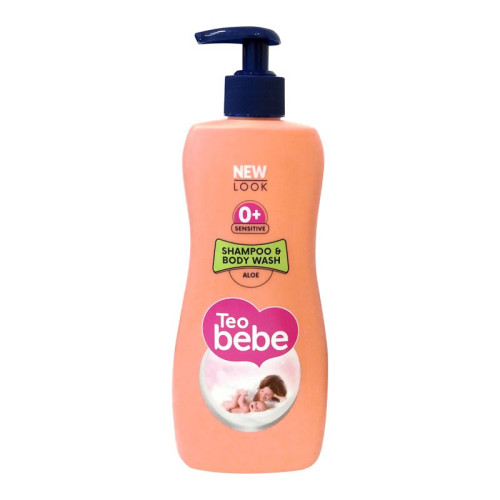 Teo Bebe Baby Shampoo for Hair and Body with Aloe Vera 13.53 fl oz (400 ml)