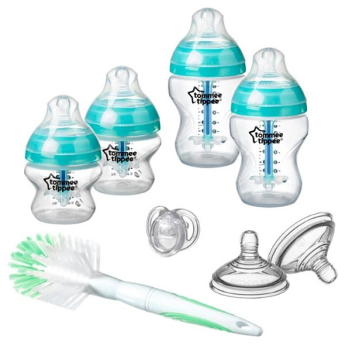 Tommee Tippee Advanced Anti-Colic Newborn Set and Bottle Brush