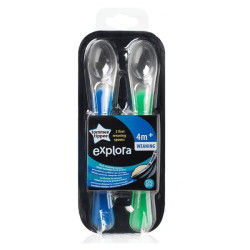 Tommee Tippee Explora Soft-tip Spoons for Children Aged 4 to 7 Months 2 pcs