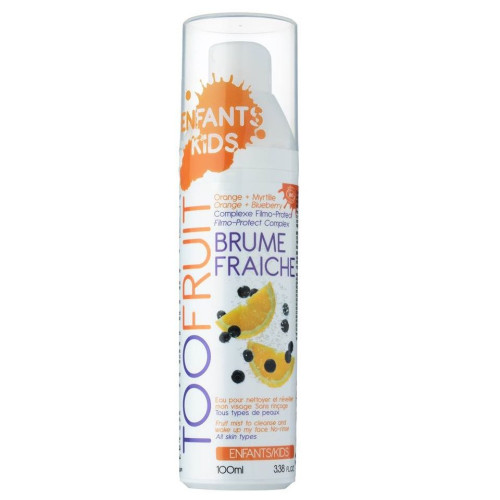 Toofruit Organic Refreshing Face Spray for Children - Morning Wake-Up 3.38 fl oz (100 ml)