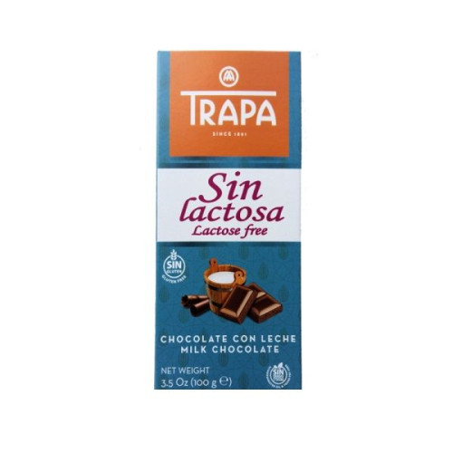 Trapa Lactose-Free and Gluten-Free Milk Chocolate 3.53 oz (100 g)