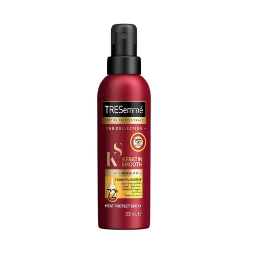Tresemme Keratin Smooth Heat Protection Spray for Unruly and Fizzy Hair 6.76 fl oz (200 ml)