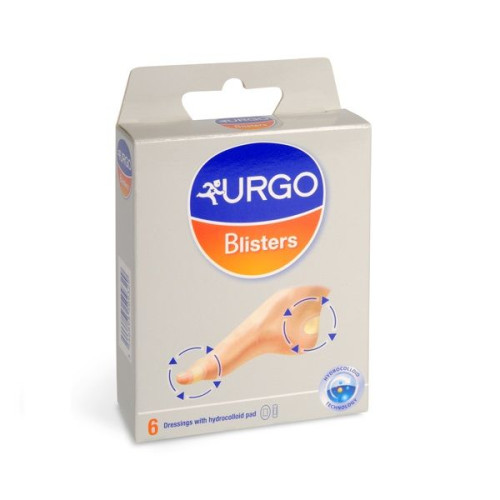 Urgo Blisters Plasters for Blisters and Wounds Pain Relief 6 pcs