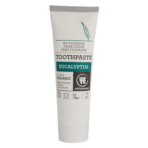Urtekram Organic Fluoride-Free Toothpaste Eucalyptus 2.54 fl oz (75 ml)