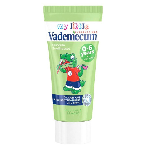 Vademecum My Little 0-6 Years Children's Toothpaste for Baby Teeth Apple 1.69 fl oz (50 ml)