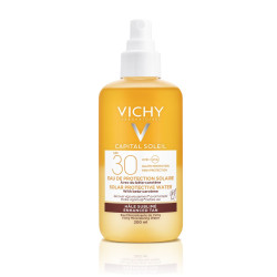 Vichy Ideal Soleil Sun Protection Water for Face and Body SPF 30 with Antioxidant Effect 6.76 fl oz (200 ml)